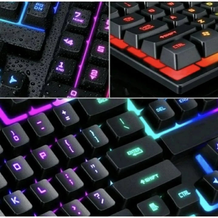 Teclado Gamer RGB LED Master: Performance e Brilho em Cada Movimento