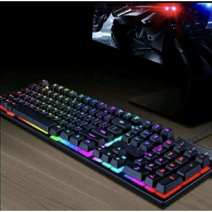 Teclado Gamer RGB LED Master: Performance e Brilho em Cada Movimento